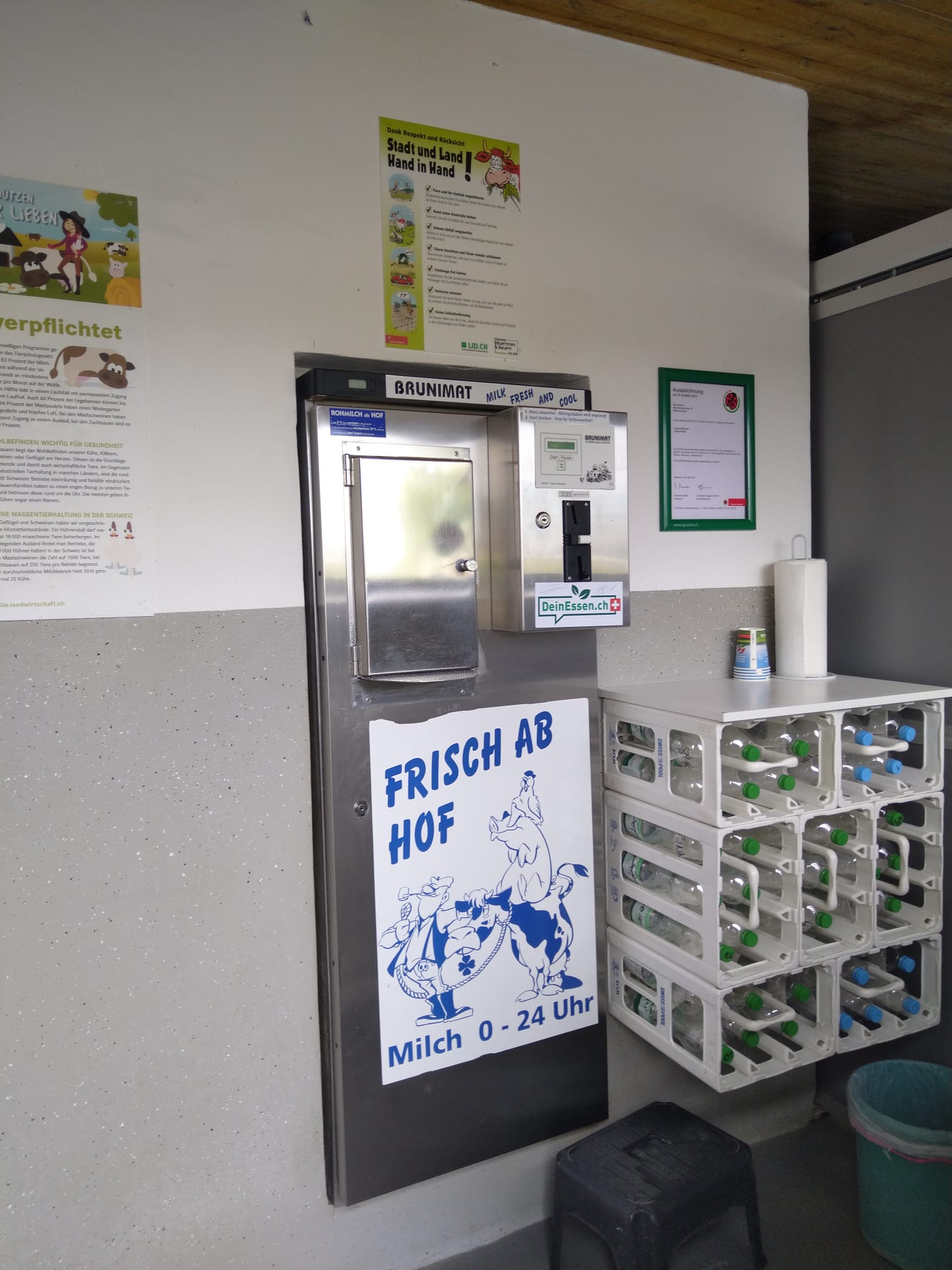 fresh milk dispenser